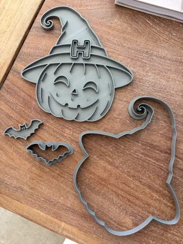 Cortador para modelado: Halloween Pumpkin Witch – Clay Cutter & Stamp Set — vista de referencia 4