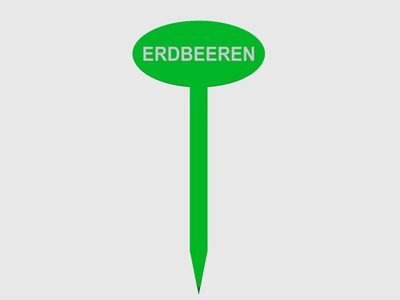 Gartenschild anpassbar