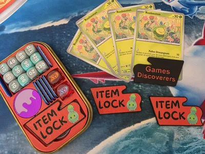 Item Lock Token - Pokemon TCG - Free 3D Print Model - MakerWorld