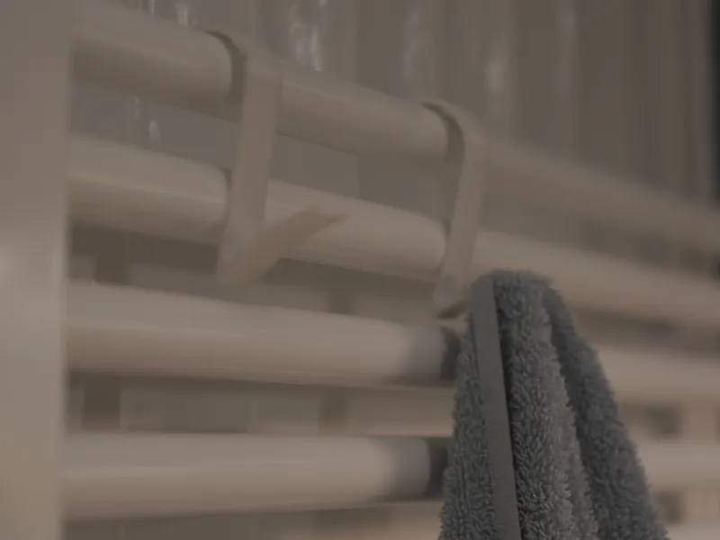 Simple Bathroom Radiator Hanger (Prints in X min)