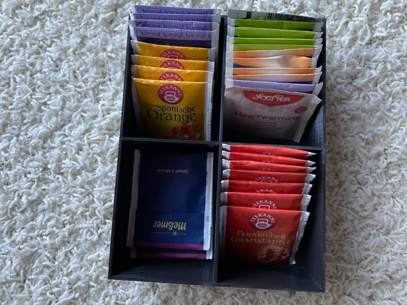 Aufbewahrungsbox Teebeutel