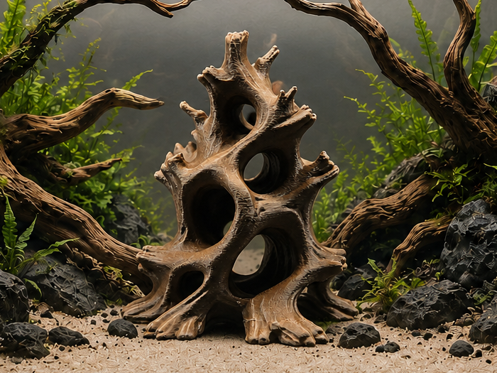 Hollow Driftwood Totem - Terrarium & Aquarium