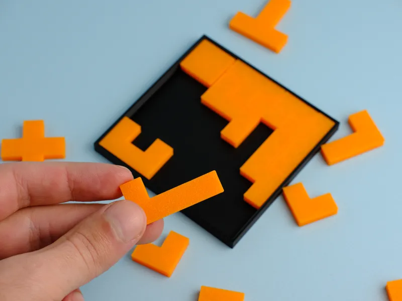 Square Geometric Puzzle