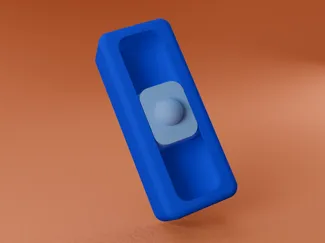 Simple (Magnetic) Fidget Slider Toy / Key Chain