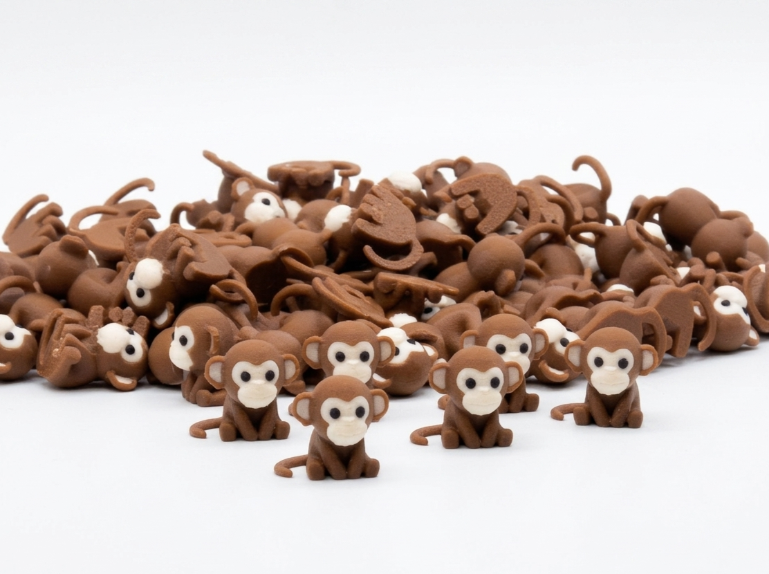 Miniatura 2 do modelo 3D Very Tiny Cute Mini Monkey