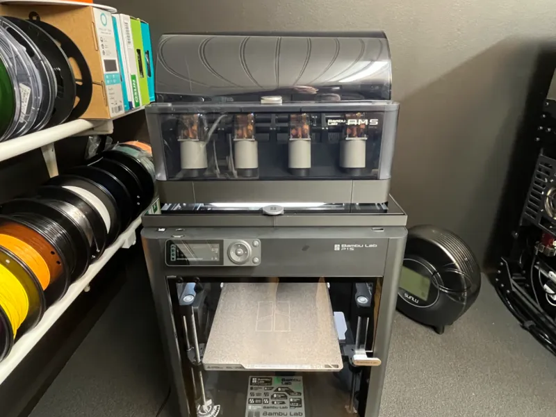 Riser frame for Ring Light under AMS 