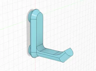 Simple Keyhole Hook - Kupper Model