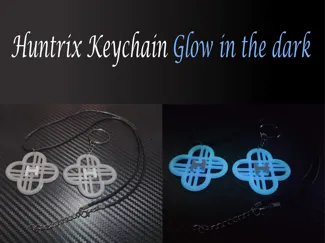 Huntrix Logo Glow in Dark / Keychain -  necklace