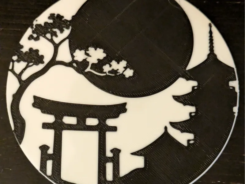 Japanese Tea Light Scene