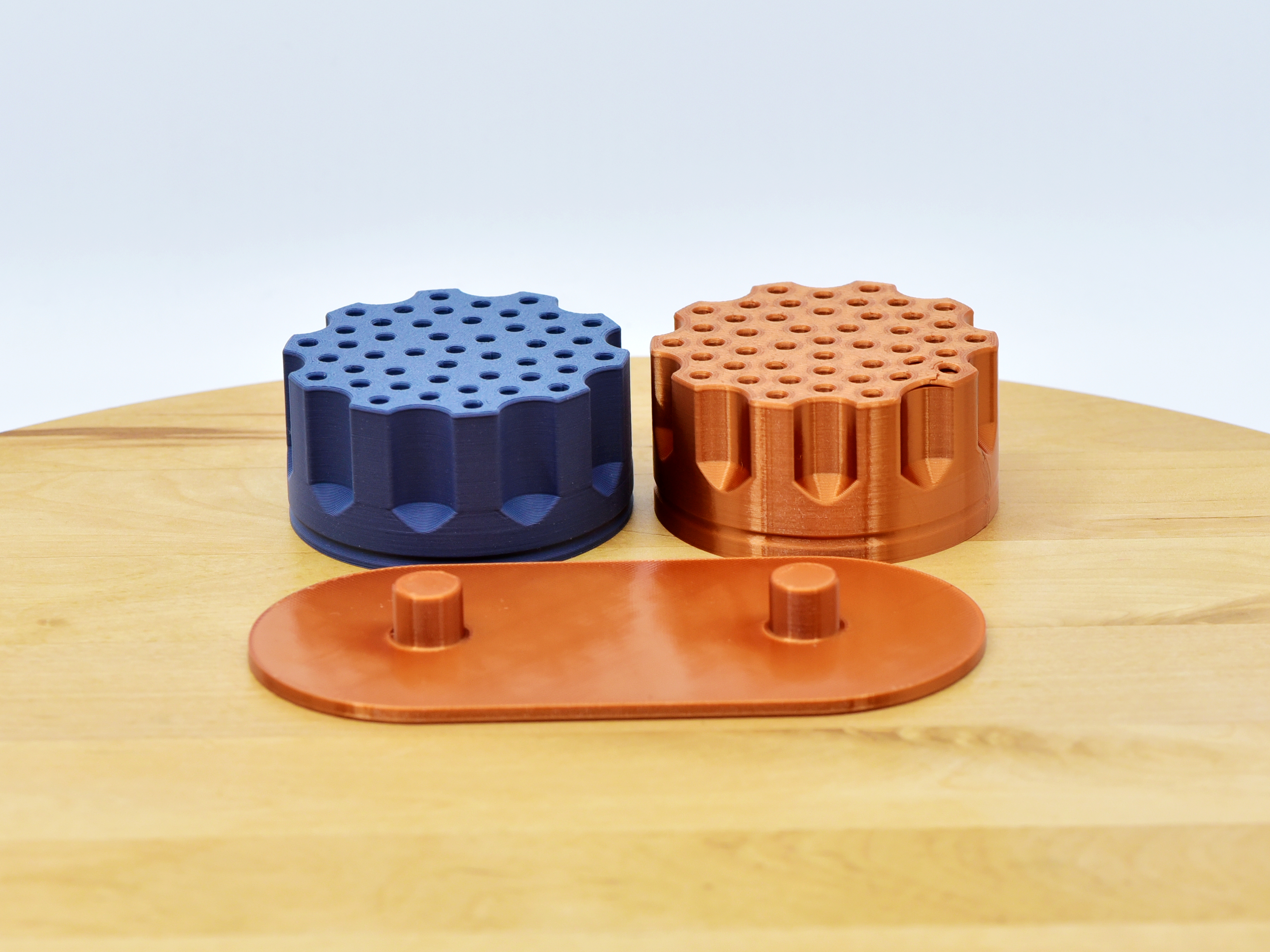 Miniatura 2 do modelo 3D 打磨头收纳座