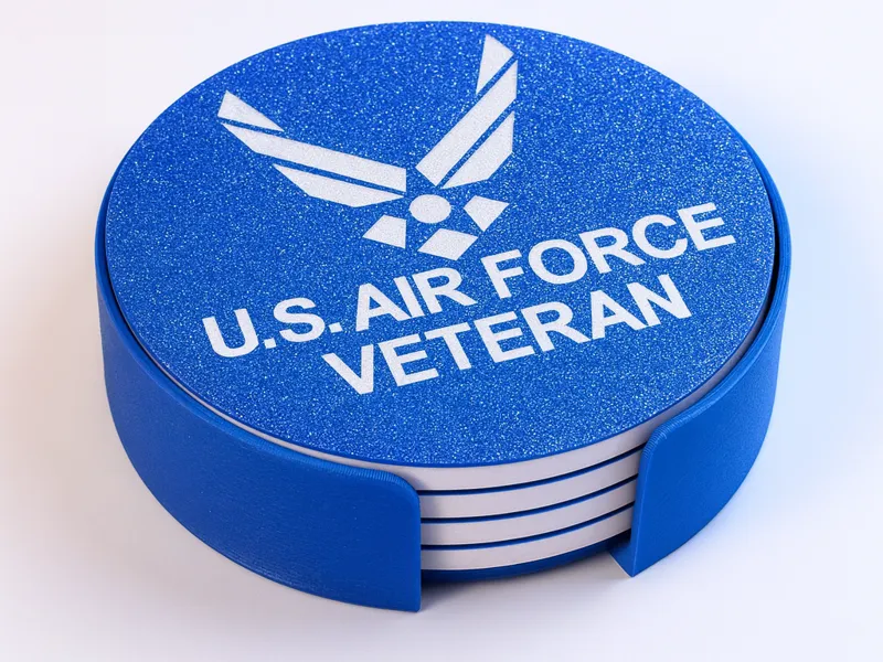 U.S. Air Force Veteran Coaster Set