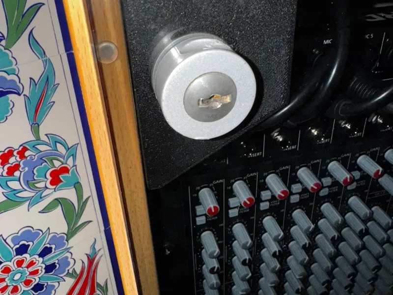 Universal Security Lock for Server & Audio Racks