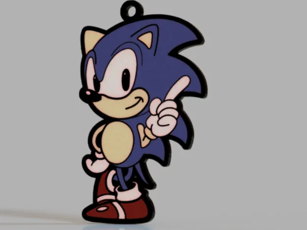 The famous blue hedgehog