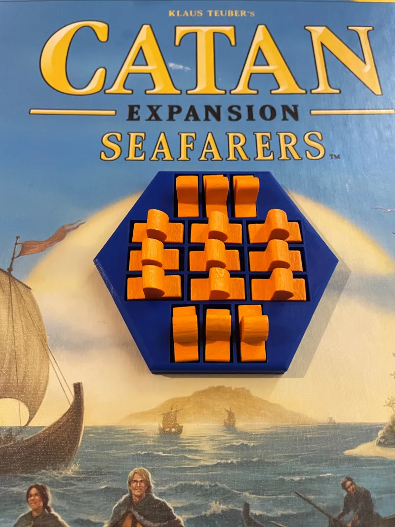 Catan Seafarers Piece Holder