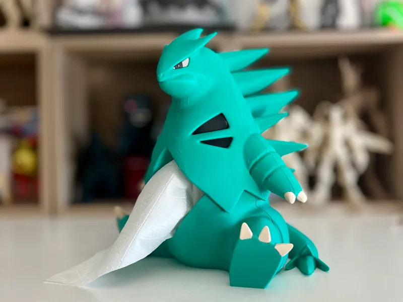Pokemon Homeware: Tyranitar tissue roll box