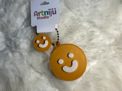 smiley keychain