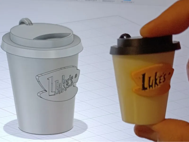 Portachiavi "Luke' s Diner" a COLORI 
