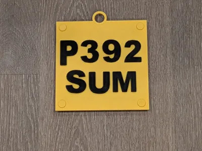 Vera Land Rover Defender Car Plate