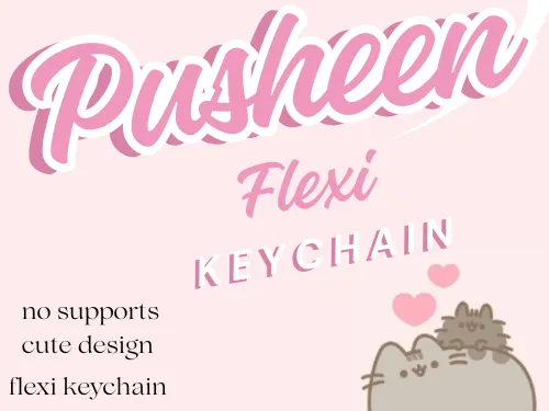 Pusheen the Cat Flexi Keychain