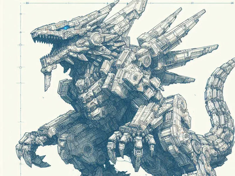 Mecha Monster Blueprints