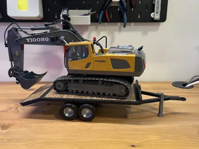 Trailer for excavator