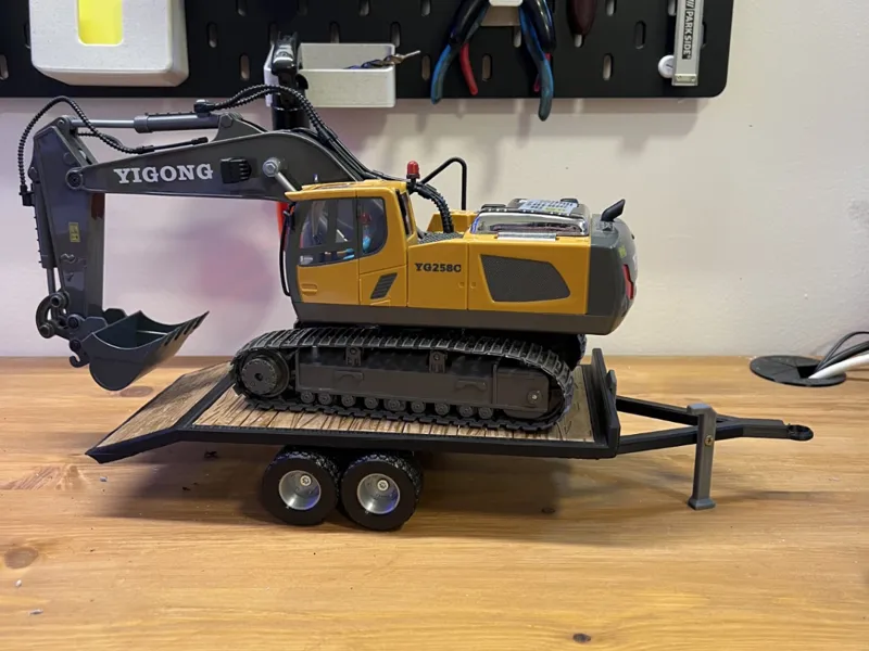 Trailer for excavator