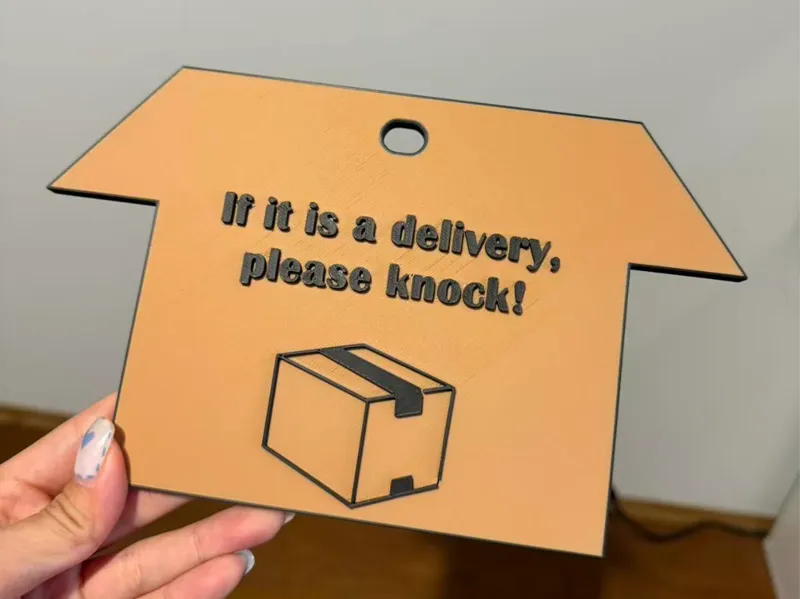 Delivery Knock Door Hanger 