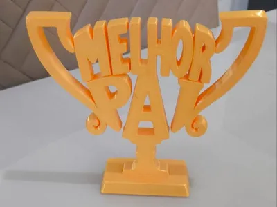 Best Dad 3D Trophy Gift for Father's Day