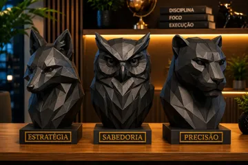 Figura decorativa: Kit Decoração animais Escultura — vista de referencia 5