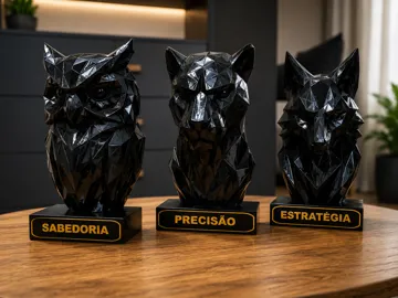Figura decorativa: Kit Decoração animais Escultura — vista de referencia 3