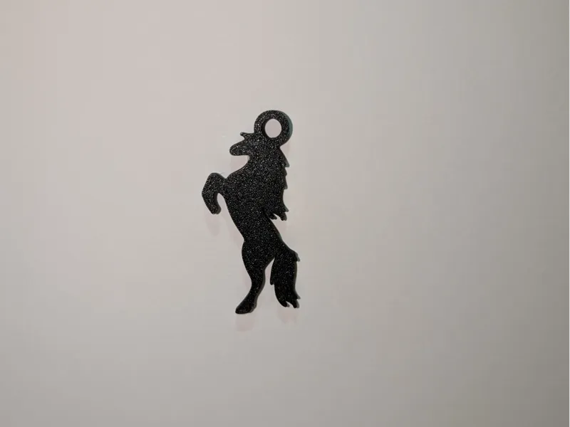 Rearing Horse Keychain