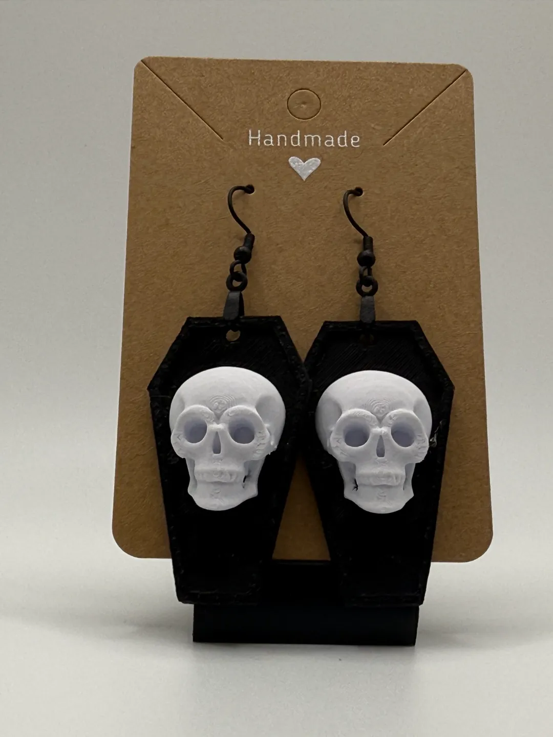 Skull Coffin Earrings view 3