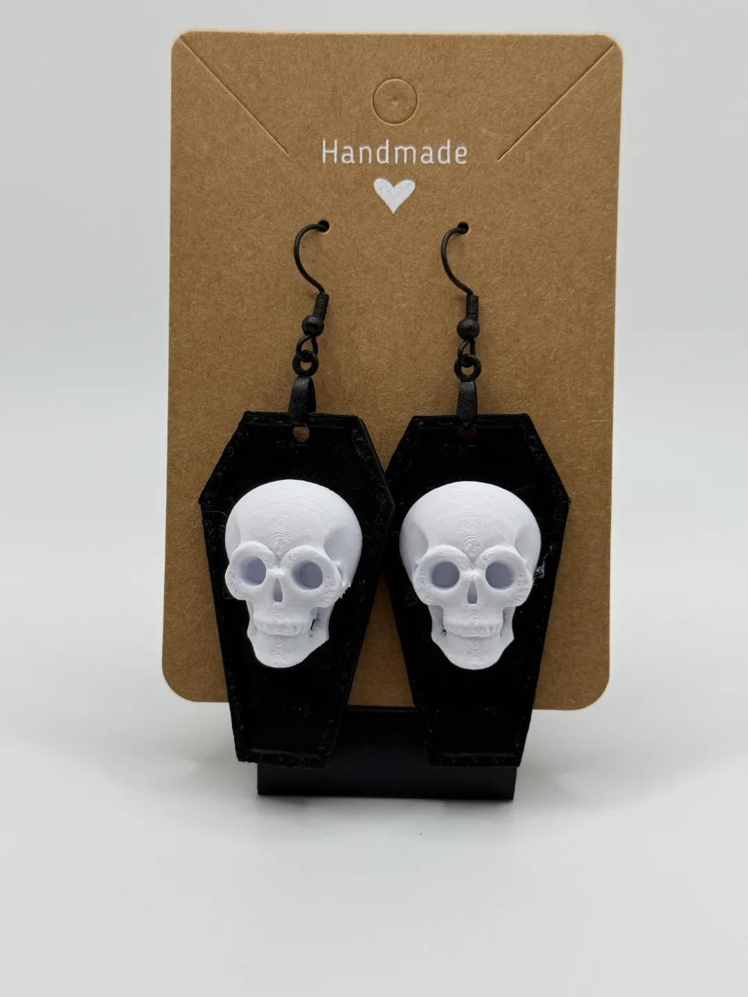 Skull Coffin Earrings view 2