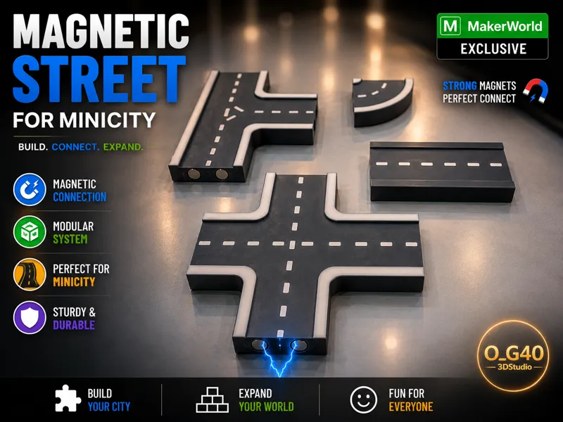 Magnetic Street for Minicity