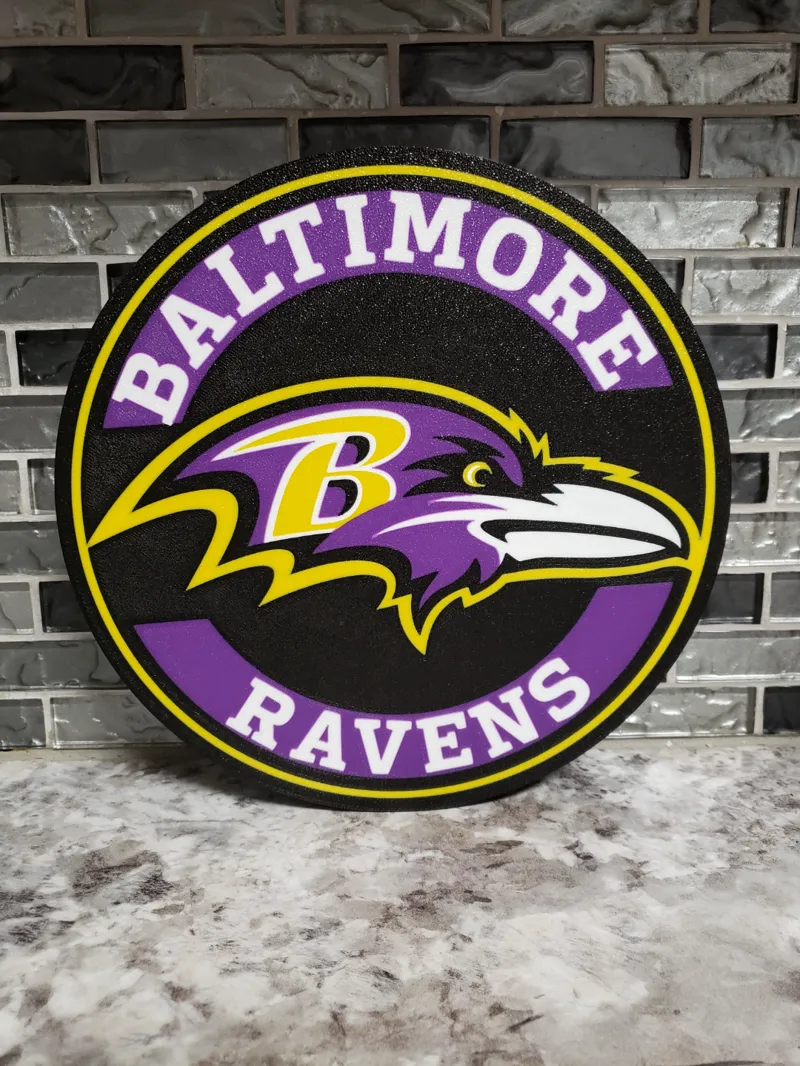 Ravens Sign Light Box