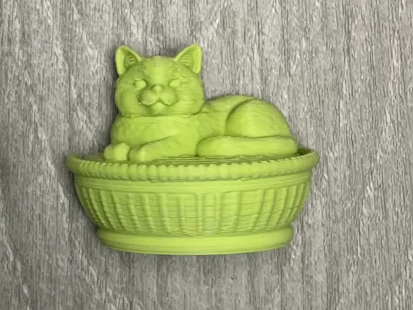 Magnets chat sur son nid