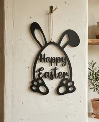 Pendentif lapin de Pâques à suspendre — photo 3