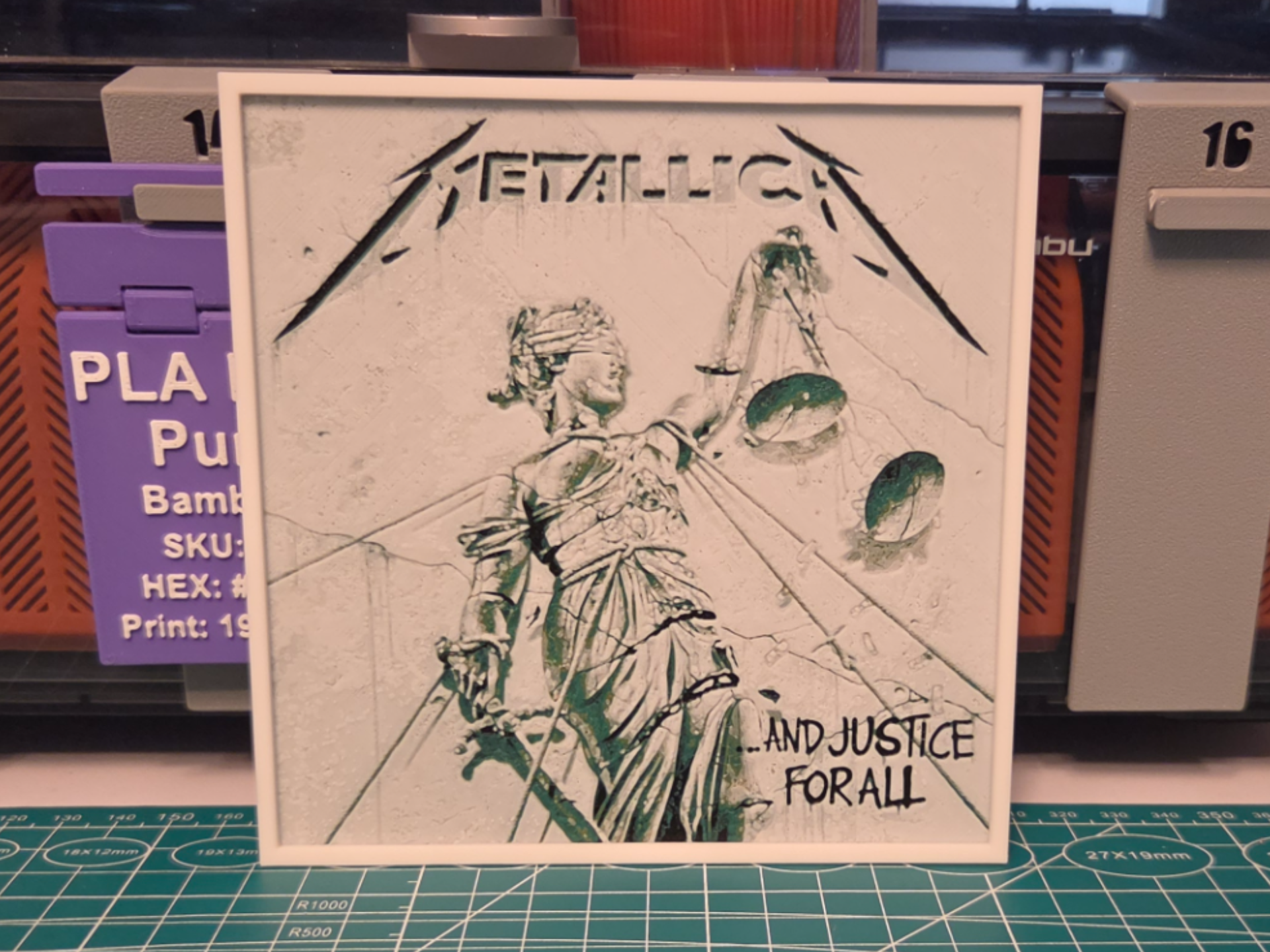 Metallica "...And Justice for All" Album Hueforge 3D model