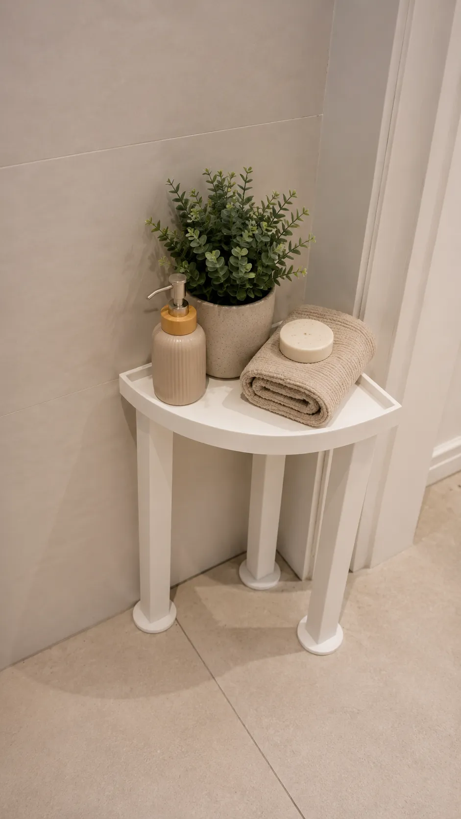 Corner Bathroom Shelf Stand – 3D Printable - Free 3D Print Model ...