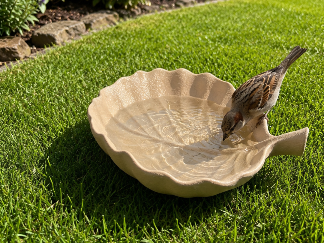 Vogeltränke Blattschale