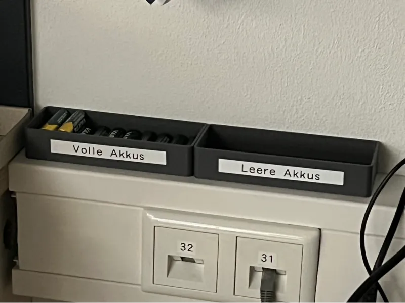 AA and AAA Battery/Accu boxes organizers