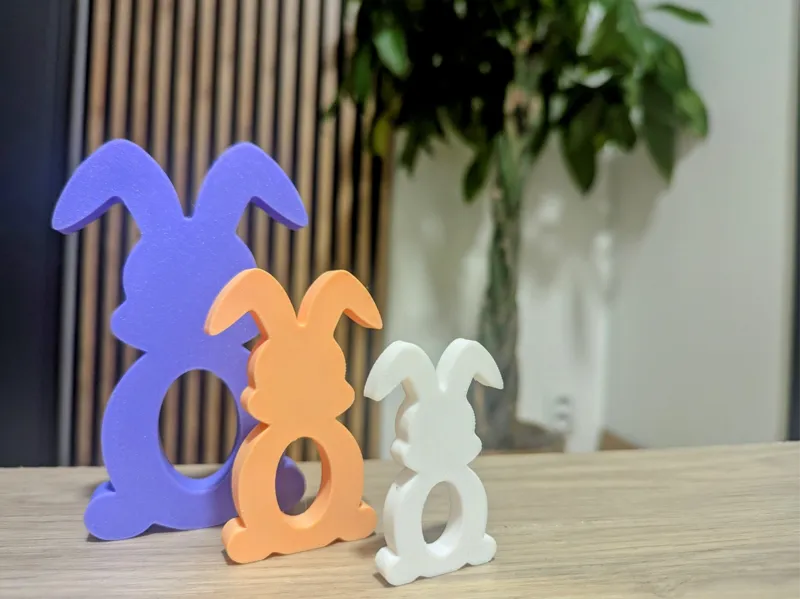 Easter bunny decoration