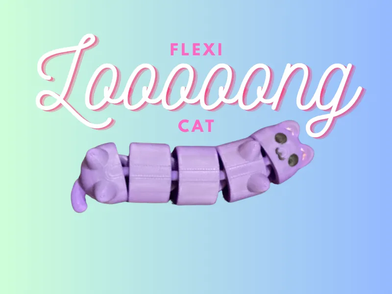 Flexi Looooong Cat - Single + Multicolor