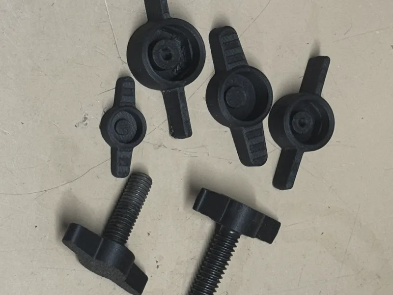 Assorted Push-on Screw Knobs for SHCS 2 arm style