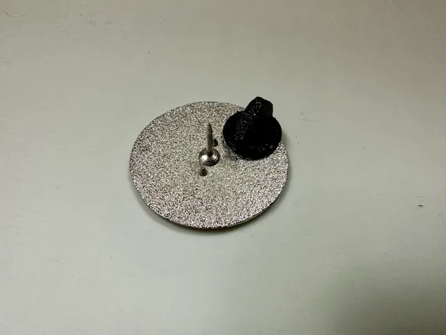 Pin backing lock