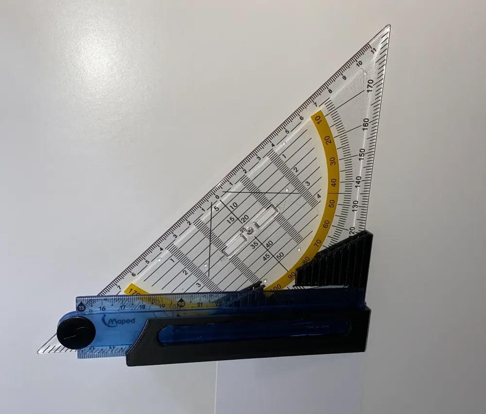 set square & ruler Organiser by Levin MakerWorld: Download Free 3D Models