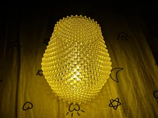 Tea light woven mesh style - Model 02