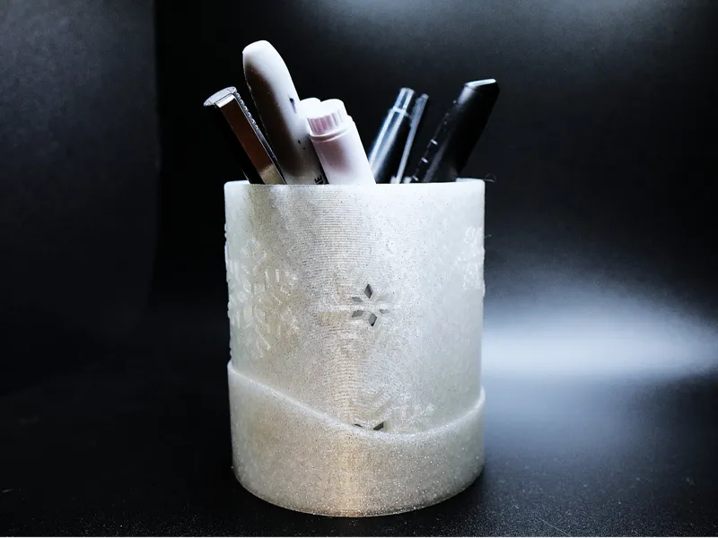 Winter Themed Pen and Pencil Holder