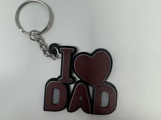 I love Dad Keychain