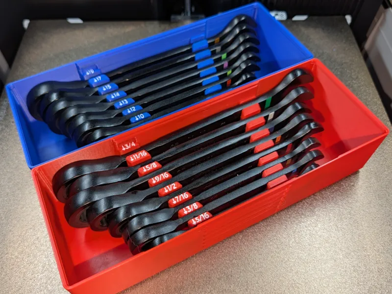 Klein 69408G 69408MG Combo Wrench Gridfinity Bin